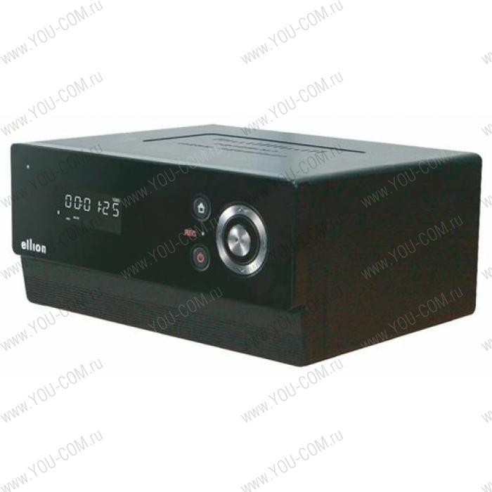 Медиарекордер Ellion HMR-550H (Full HD; дисплей; поддержка 2-х HDD (4Тб); функция записи; composite/coaxial/component/LAN/USB-host/оптический интерфейсы)