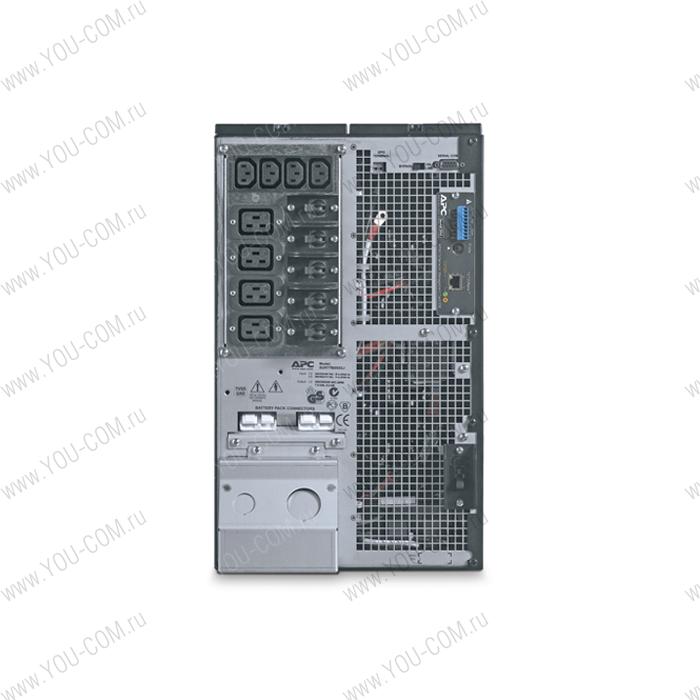 APC Smart-UPS RT, 8000VA/6400W, On-Line, Extended-run, 1:1 or 3:1, Black, Tower (Rack 6U convertible), Pre-Inst. Web/SNMP, with PC Business