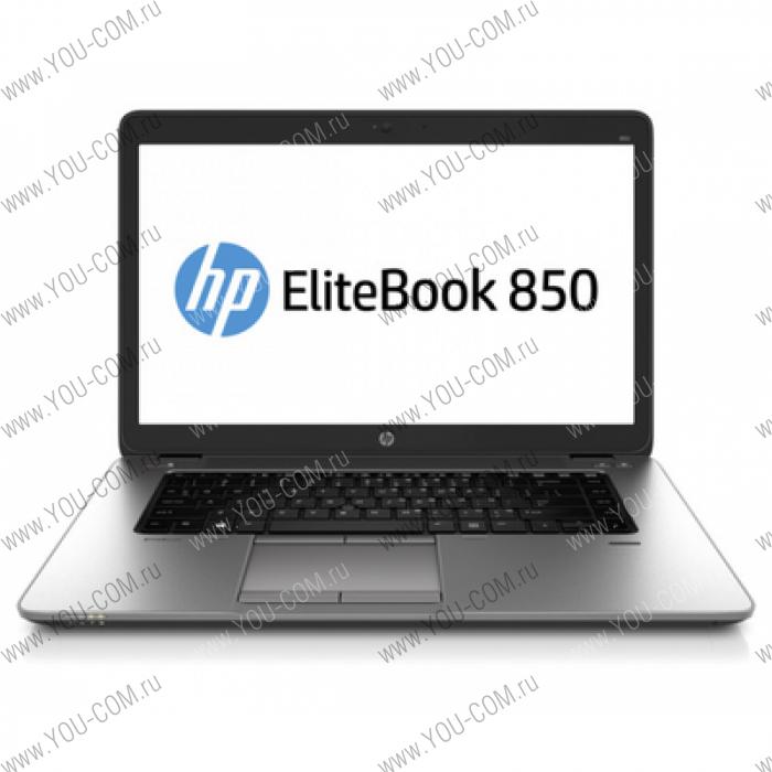 HP EliteBook 850 Core i5-4200U 1.6GHz,15.6" FHD LED AG Cam,4GB DDR3L(1),180GB SSD,WiFi,BT 4.0,3CLL,FPR,1.8kg,3y,Win7Pro(64)+Win8Pro(64)