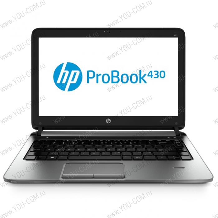 HP Probook 430 Core i5-4200U 1.6GHz,13.3" HD LED AG Cam,4GB DDR3L(1),500GB 5.4krpm,WiFi,BT,4C,FPR,1,5kg,1y,Win8Pro(64)
