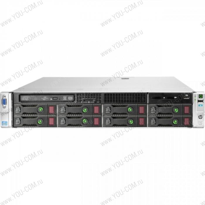 Proliant DL380e Gen8 E5-2407v2 Rack(2U)/Xeon4C 2.4GHz(10Mb)/1x8GbR1D_12800(LV)/B320iFBWC(512Mb/RAID1+0/1/0/5)/noHDD(8)LFF/noDVD/iLO4std/4x1GbEth/BBRK/1xRPS460HE(2up), include BC393AAE., 668665-421