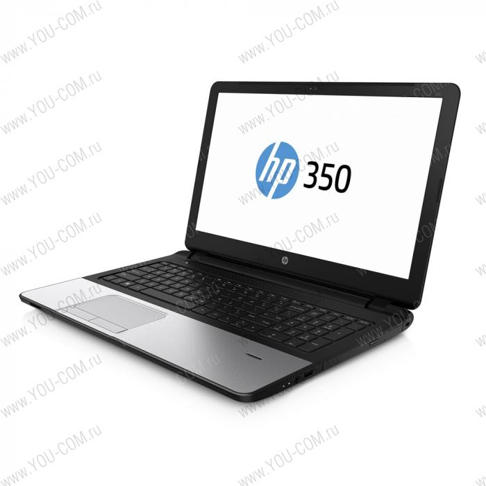 Ноутбук HP 350 UMA i3-4005U 350 / 15.6 HD AG / 4GB / 500GB 5400 / W8.1EM64 / DVD+-RW / 1yw / Webcam / kbd TP / Ralink bgn 1x1 +BT /  DIB