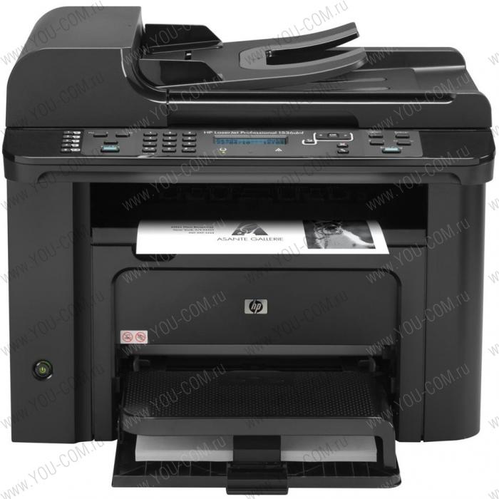 HP LaserJet Pro M1536dnf RU MFP(p/c/s/f, A4, 1200dpi, 25ppm, 128Mb, 2trays 250+10, ADF 35 sheets, Duplex, USB/LAN, Flatbed, 3y warr, Cartrige 2100pages in box, replace CC372A, CB534A)