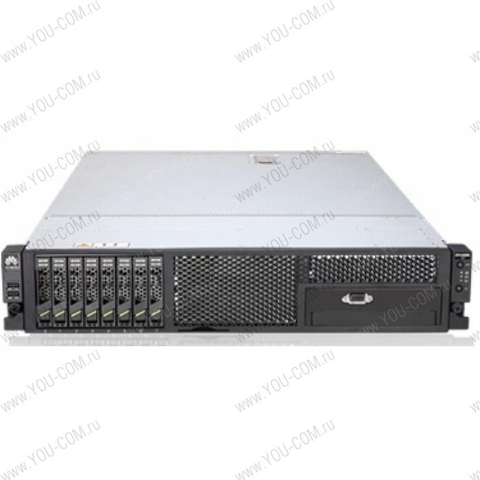 Huawei Tecal RH2288H V2 E5-2640v2 Rack(2U)/1xXeon8C 2.0GHz(20MB)/1x8GbR2D_1866/SR320BCwFBWC1Gb/RAID0/1 /10/5/50/6/60)/noHDD(8)SFF/noDVD/IPMI/4x1GbEth/R ail/2x750Plat