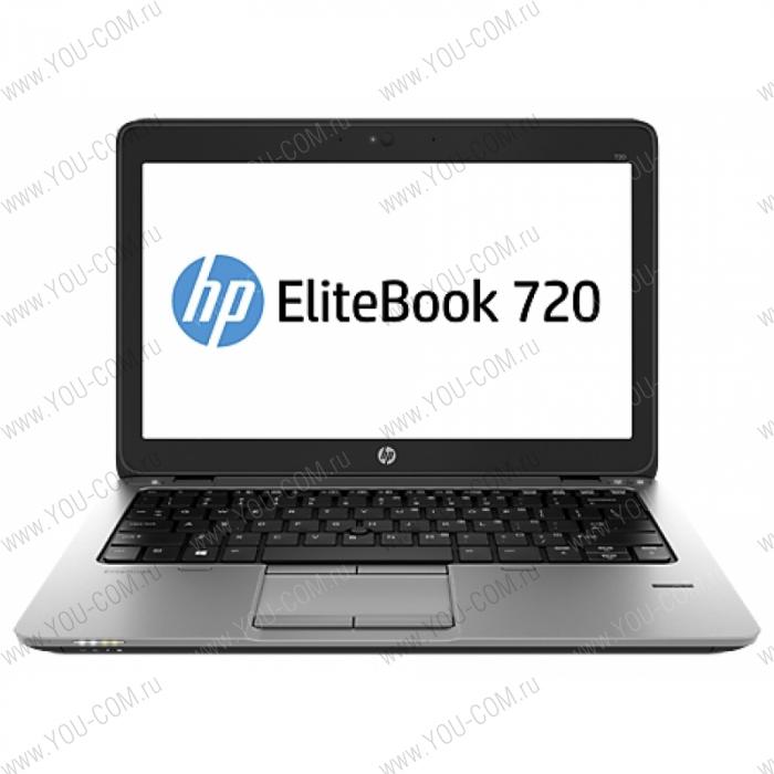 Ноутбук HP EliteBook 720 Core i3-4030U 1.9GHz 12.5" HD LED AG Cam,4GB DDR3L(1),500GB 5.4 krpm,WiFi,BT,3CLL,1,33kg,FPR,1y,Win7Pro(64)+Win8Pro(64)