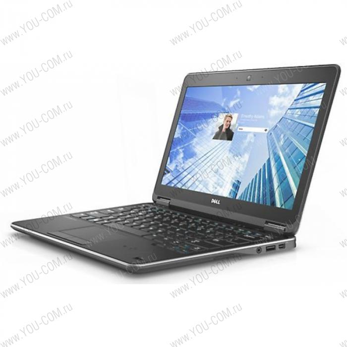 Ноутбук Latitude E7240 Core i5-4210U 1.7GHz,12.5" HD AG LED,Cam,4GB DDR3(1),128GB SSD,WiFi,4C,1.38kg,3y,Win7Pro(64)+Windows 8.1 License, Media