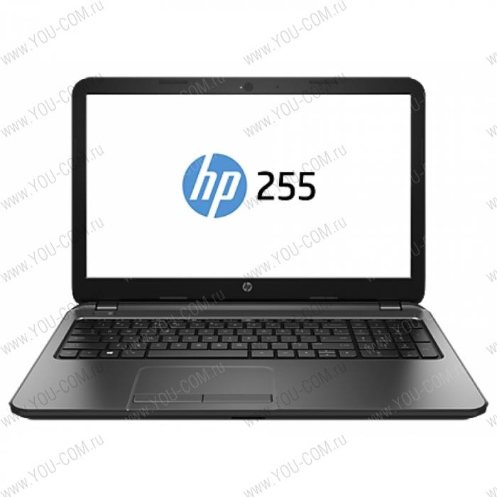 Ноутбук HP 255 A4-5000 1.5GHz,15.6" HD LED AG Cam,4GB DDR3(1),500GB 5.4krpm,DVDRW,WiFi,BT,3C,2.45kg,1y,Win8.1(64)