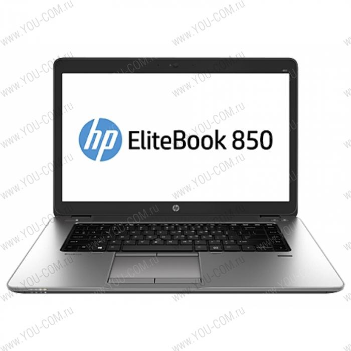 Ноутбук HP EliteBook 850 Core i5-4210U 1.7GHz,15.6" FHD LED AG Cam,4GB DDR3L(1),500GB 7.2krpm,32Gb FlashCache,WiFi,BT,3CLL,FPR,1.8kg,3y,Win7Pro(64)+Win8.1Pro(64)