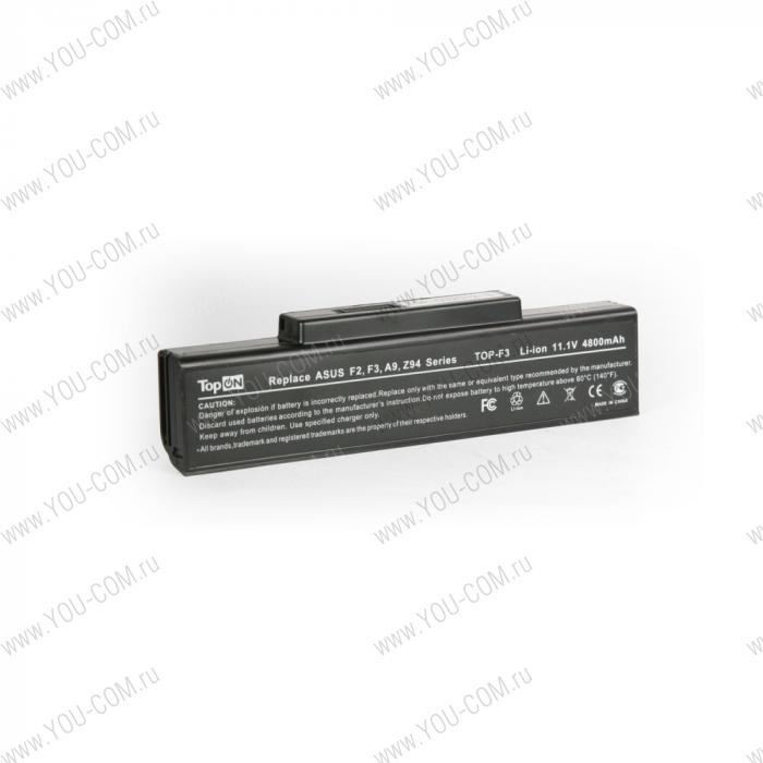Аккумулятор для ASUS M51 F2 F3 F7 A9 Z53 X56 K73 N72 Series RoverBook 11.1V 4800mAh PN: A32-F3 A32-Z94 A32-F2