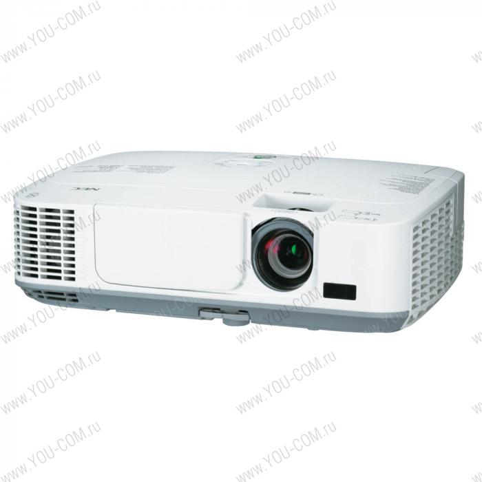 Проектор NEC projector M311W LCD, 1280 x 800 WXGA, 3100lm, 3000:1, 3kg, HDMI, VGA x2, S-Video, RJ45, bag, Lamp:4000hrs(replace M300W)