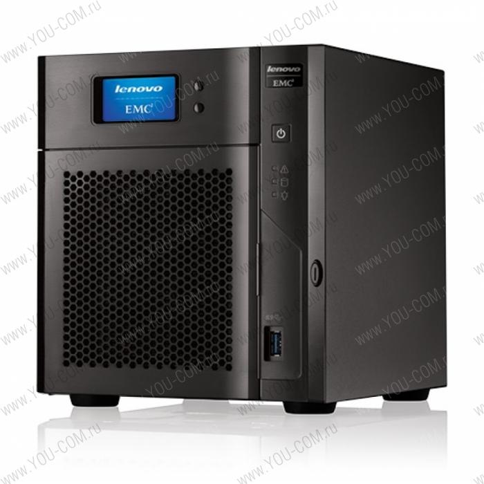 Lenovo EMC px4-400d Tower, 0TB (Intel Atom D2701 2,13 GHz, 2Gb RAM, up to 4SATA HDD, 2xGigEth, 1xUSB 3.0, 2xUSB 2.0)