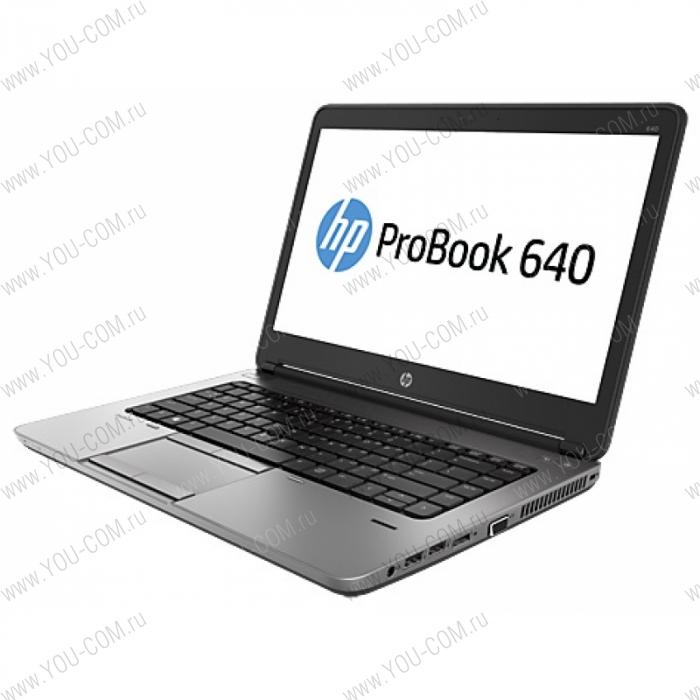 HP ProBook 640 Core i3-4000M 2.4GHz,14" HD AG LED Cam,4GB DDR3(1),320GB 7.2krpm,No-DVD,WiFi,BT 4.0,6C,2.1kg,1y,Win7Pro(64)