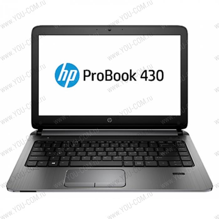 HP ProBook 430 Pent 3805U 1.9GHz,13.3"" HD LED AG Cam,4GB DDR3L(1),500GB 5.4krpm,DVDRW,WiFi,BT,4C,1.5kg,1y,Win7Pro(64)+Win8.1Pro(64)