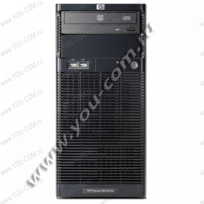 Сервер Башня ProLiant ML110G5 E2160 NHP SATA (Tower P1.8GHzDualCore1Mb/1x512MB/160GB nhp SATA(up to 4)/6-port SATA RAID(0,1,1+0)/DVD,noFDD/GigEth)