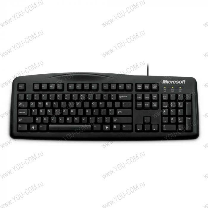Microsoft Wired Keyboard 200, USB, Black [For Business]