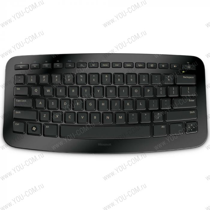 Microsoft Wireless Arc Keyboard, Black