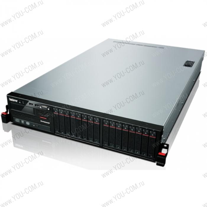 ThinkServer RD440 E5-2403v2 Rack(2U)/Xeon4C 1.8GHz(10Mb)/1x4GbRDIMM(LV)/Raid 500(RAID 0/1/10/)/noHDD(16)SFF/DVDRW/2x1GbEthernet/1x800W(2 up)