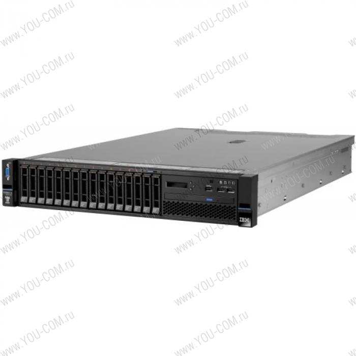 Lenovo TopSeller x3650 M5 Rack 2U,Xeon 6C E5-2620v3(2.4GHz/1866MHz/15MB/85W),8GB/1.2V LP RDIMM,noHDD HS 2.5" SATA/SAS(upto8/16),MultiBur,SR M5210(nocache,RAID 0,1,10),4xGbE,550W ps(upto2)(an.5462C2G)