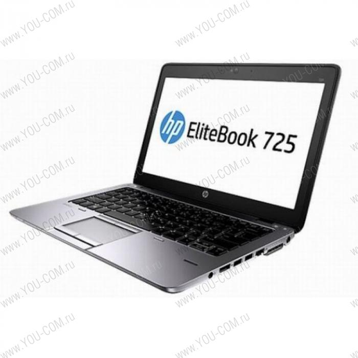 HP EliteBook 725 A10 Pro-7350B 2.1GHz,12.5" HD LED AG Cam,4GB DDR3L(1),500GB 7.2 krpm,WiFi,BT,3CLL,1,33kg,FPR,3y,Win7Pro(64)+Win8Pr o(64)