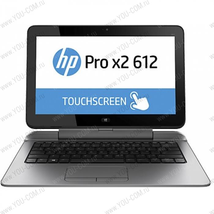 HP Pro x2 612 G1 UMA i3-4012Y 4GB x2 612 / 12.5 FHD UWVA Touch / 128GB / W8.1p64 / 1yw / kbd Backlit / Intel abgn 2x2+BT / Pen / FPR