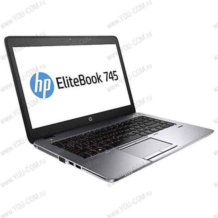 HP EliteBook 745 A10 Pro-7350B 2.1GHz,14" HD+ LED AG Cam,8GB DDR3L(1),500GB 7.2 krpm,WiFi,BT,3CLL,1,58kg,FPR,3y,Win7Pro(64)+Win8Pr o(64)