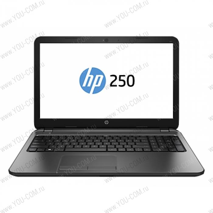 HP 250 Core i5-4210U 1.7GHz,15.6" HD LED AG Cam,4GB DDR3(1),500GB 5.4krpm,DVDRW,WiFi,BT,3C,2.45kg,1y,Dos