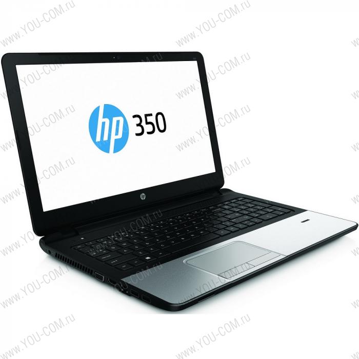 HP 350 Core i5-5200U 2.2GHz,15.6"" HD LED AG Cam,4GB DDR3(1),750GB 5.4krpm,DVDRW,ATI.R5 M240 2Gb,WiFi,BT,4C,2.45kg,1y,Win7Pro(64)+Win8.1Pro(64)