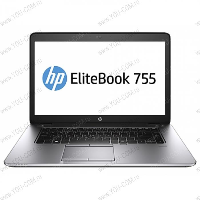 HP EliteBook 755 A10 Pro-7350B 2.1GHz,15.6" FHD LED Touch Cam,8GB DDR3(1),256GB SSD,256GB SSD,WiFi,4G-LTE,BT,3CLL,1,8kg,FPR,3y,Win8Pro(64)