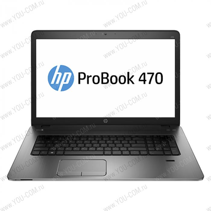 HP ProBook 470 i5-5200U 17.3 4GB/750 PC Core i5-5200U, 17.3 HD+ AG LED SVA, DSC, Webcam, 4GB DDR3 RAM, 750GB HDD, DVD+/-RW, 802.11b/g/n, BT, 6C Battery, FPR, Win 8.1 EM 64, 1yr Warranty