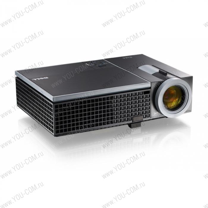 DELL projector 1610HD, 1280x800 WXGA,DLP,3500lm,2100:1, 2.36kg,HDMI,VGAх2,S-Video,RCA,Lamp:4000hrs