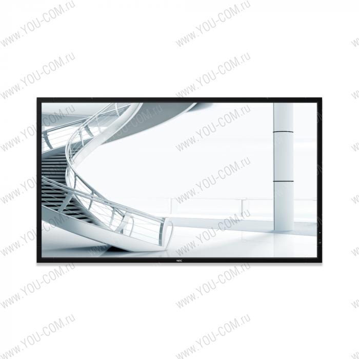 Профессиональная LED панель NEC Public Display X552S диагональ 55" S-PVA с LED подсветкой 700кд/м2; 4000:1; 1920x1080; 16:9; 8ms GtG; 178/178; D-sub;Composite (BNC); DVI-D; HDMI; DisplPort; (Slot STv2) (LCD, нек, ЖК дисплей, черный, 55 дюймов, разрешение