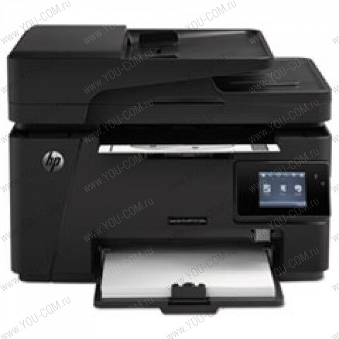 HP LaserJet Pro MFP M127fw (p/c/s/f, A4, 1200dpi, 20ppm, 128 Mb, 1 tray 150, ADF 35 sheets, USB/LAN/Wi-Fi, Flatbed, black, Cartridge 700 pages in box,USB cable 1m in box, 1y warr, replace CE844A)
