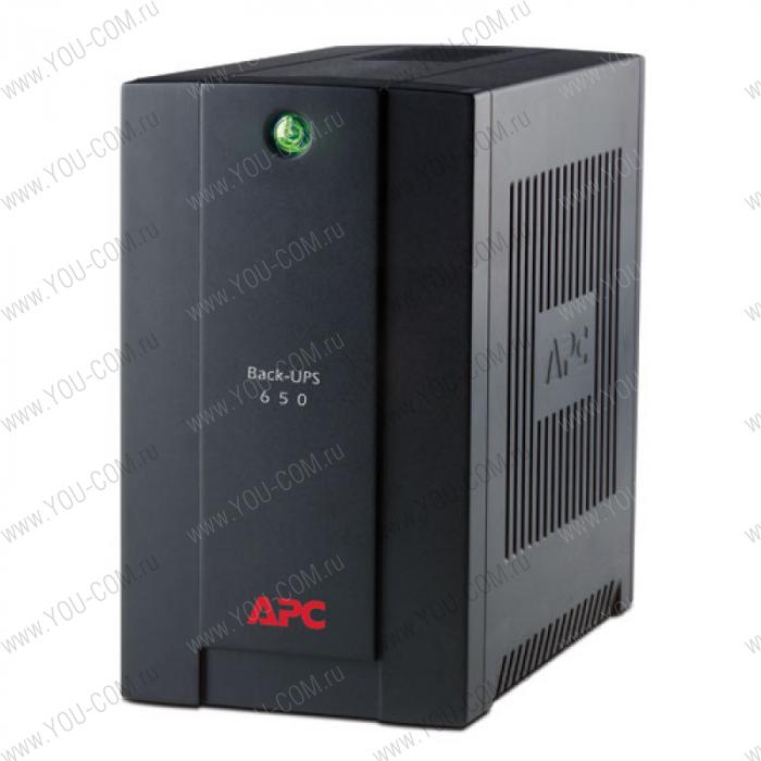 APC Back-UPS RS, 650VA/390W, 230V, AVR, 4xC13 (battery backup), 2 year warranty