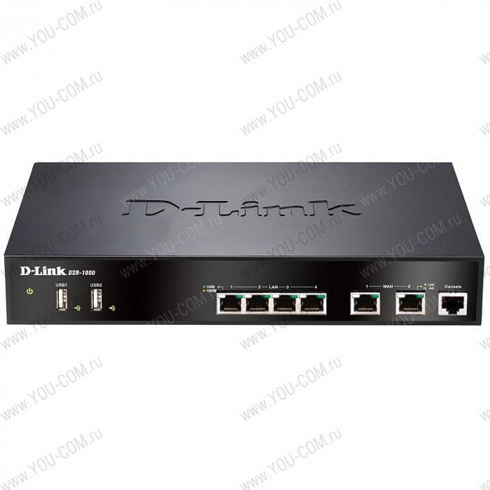 D-Link DSR-1000/A1A, VPN Firewall