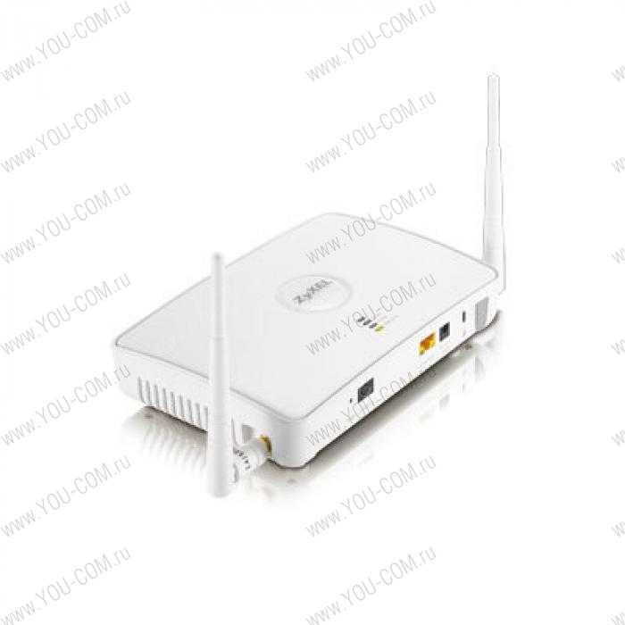 ZyXEL Двухдиапазонная точка доступа Wi-Fi корпоративного уровня с функцией контроллера беспроводной сети и поддержкой PoE, соответствующая стандарту 802.11a/g/n
