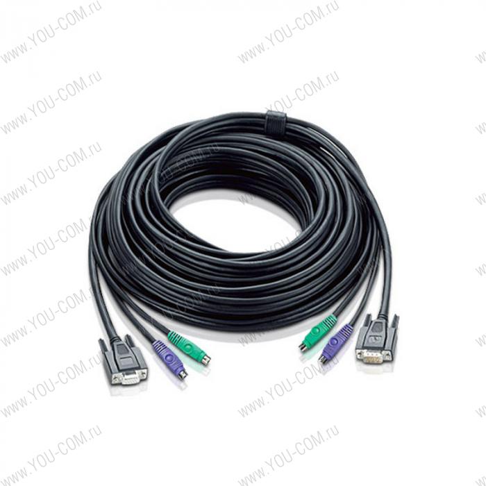 CABLE HD15M/MD6M/MD6M--HD15F/M; 10M