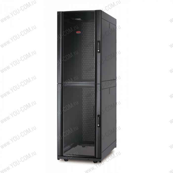 NetShelter SX Colocation 2 x 20U 600mm Wide x 1070mm Deep Enclosure with Sides Black