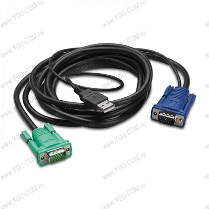 APC INTEGRATED LCD KVM USB CABLE - 25ft (6m)