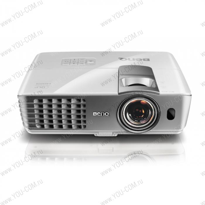 Проектор W1080ST+ DLP DC3 DMD; 1080P Full HD Video Projector; Brightness 2200 AL; High contrast ratio 10;000:1; 1.2X zoom; Short-throw (0.69-0.83); H/V keystone; 2.7kg; 10W speaker; 3D via HDMI; HDMI