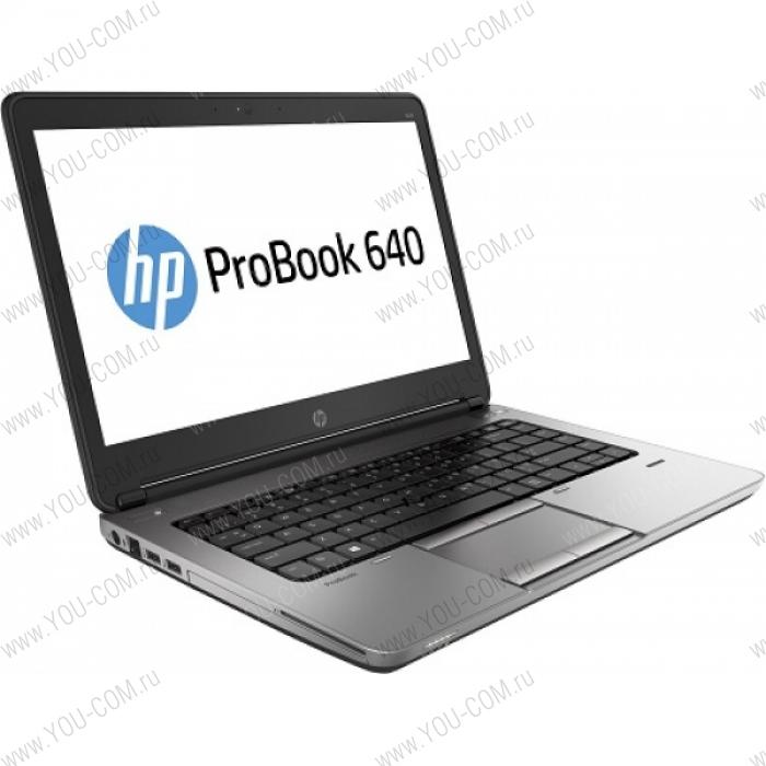 Ноутбук без сумки HP ProBook 640 G2 Core i5-6200U 2.3GHz,14" FHD (1920x1080) AG,8Gb DDR4(1),128Gb SSD,DVDRW,48Wh LL,FPR,2.1kg,1y,Gray,Win7Pro+Win10Pro