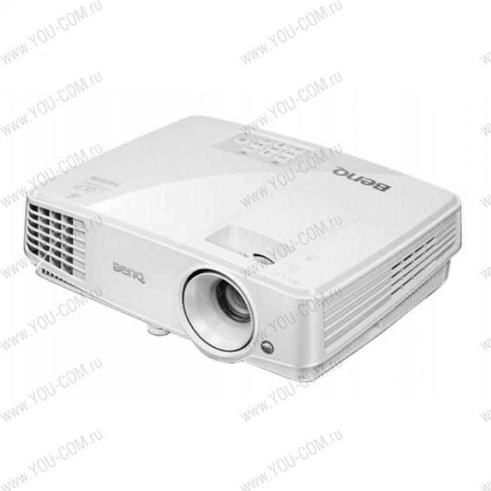 Проектор Benq MX570 DLP; XGA; 3200 AL; High Contrast Ratio 13,000:1; 10000 hrs lamp life; 1.3X zoom; T/R 1.51-1.97; SmartEco; 3D via HDMI; 1.9kg; 10W speaker; Noise level: 28dB; HDMI 1.4a; Lan control