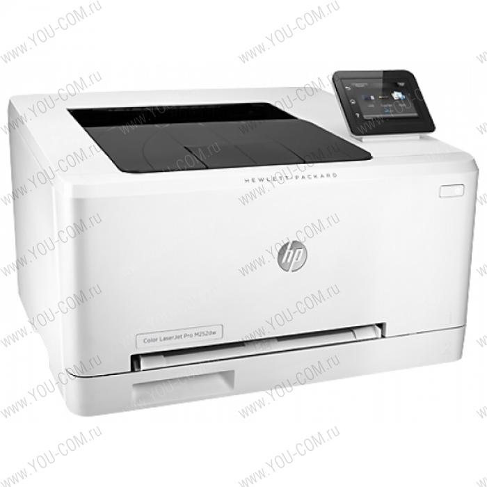 Принтер HP Color LaserJet Pro  M252dw (A4, 600x600dpi, 18(18) ppm, 256Mb, 2 trays 1+150, 1y warr, touch LCD, duplex, Cartridges 1500 b &700 cmy pages in box, USB/LAN/front USB, repl. CF147A)