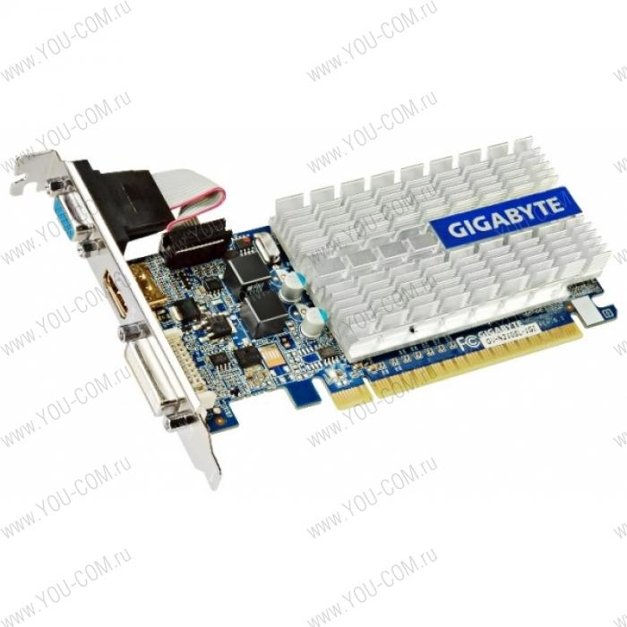 Gigabyte GV-N210SL-1GI PCI-E GF210 1G 64bit DDR3 520/1200 HDMI+DVI+CRT RTL