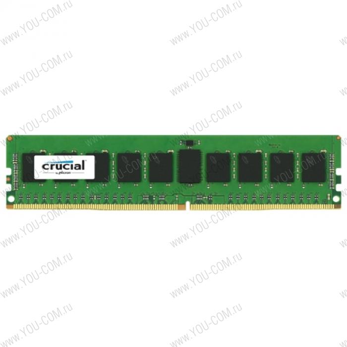 Оперативная память Crucial by Micron DDR4    8GB (PC4-17000) 2133MHz ECC Registered SR x4, 1.2V CL15 (Retail) 