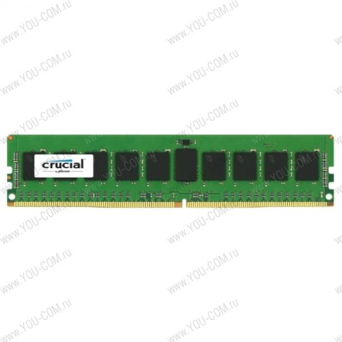 Оперативная память Crucial by Micron DDR4    8GB (PC4-17000) 2133MHz ECC Registered 1.2V CL15 (Retail) 