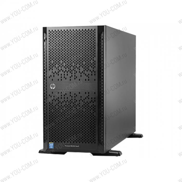 Сервер ProLiant ML350 Gen9 E5-2609v4 Tower(5U)/Xeon8C 1.7GHz(20Mb)/1x8GbR1D_2400/B140i(ZM/RAID 0/1/10/5)/noHDD(8/24up)LFF/noDVD/iLOstd/3HPFans/4x1GbEth/1x500wFPlat(2up) 