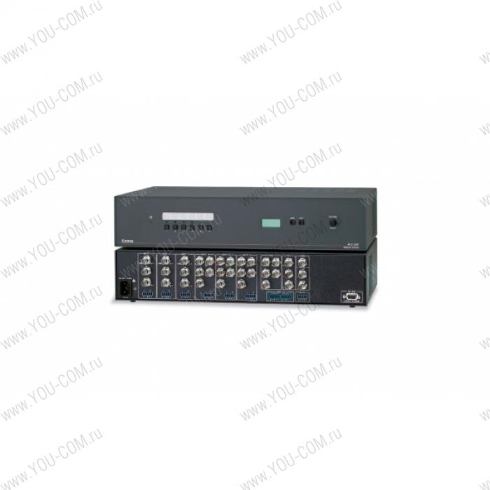 Коммутатор 6х1 Extron MLS 506 [60-386-02] композитного и компонентного видео, S-видео, RGB и стерео аудио сигналов с регулируемым предусилителем аудиовыхода, управление через контроллер MediaLink, переднюю панель, замыканием «сухих контактов» или RS-232,