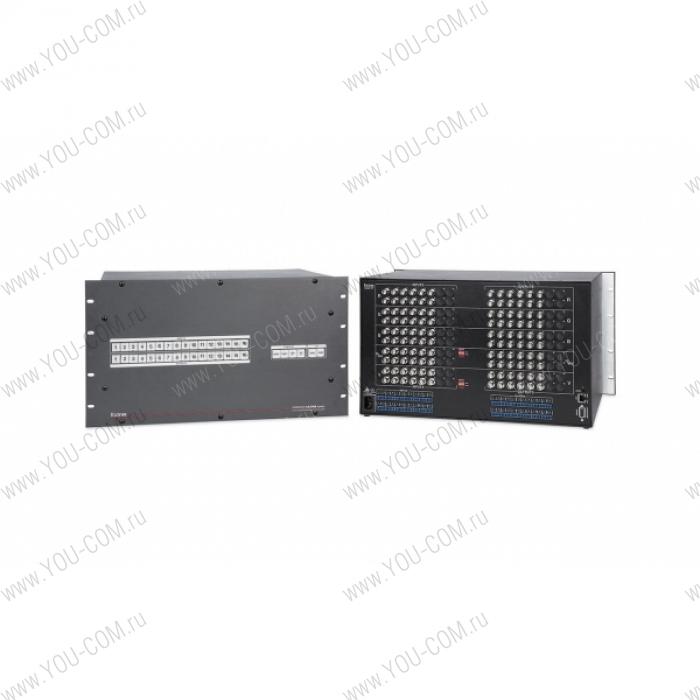 Матричный коммутатор 12х12 Extron CrossPoint Ultra 1212 HVA [60-852-21] сигналов RGBHV и стерео аудио, ультраширокополосный, с технологией ADSP™, управление по IP Link Ethernet, RS232 или RS422, высота 6U, 525 МГц.
