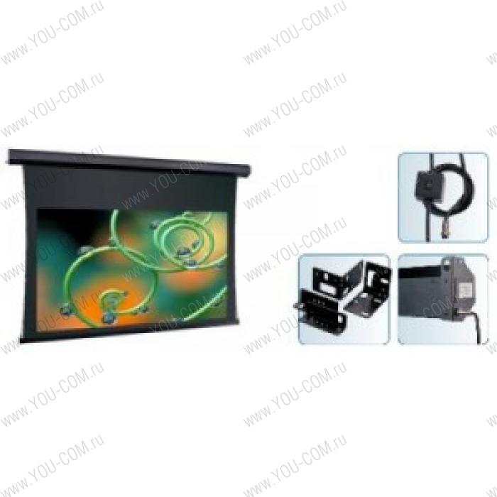Экран с электро приводом настенный ScreenMedia Tab-Tension формат разрешения 155*166, рабочая поверхность 110*146 HCG