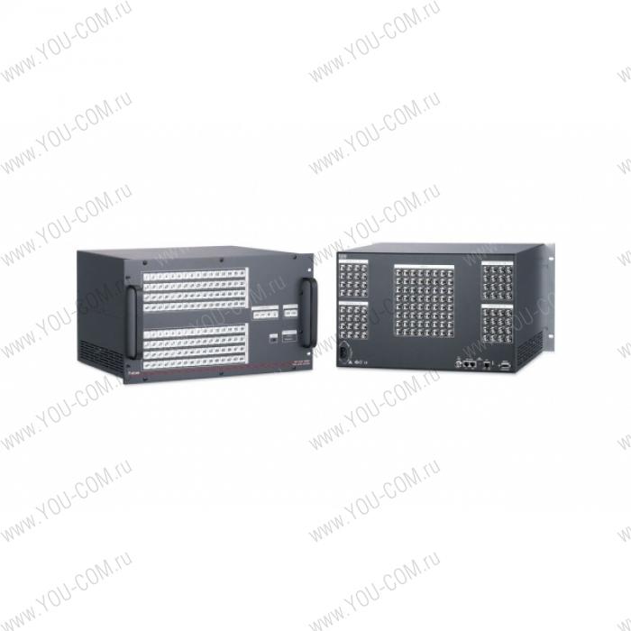 Матричный коммутатор 64x64 Extron MAV Plus 6464 V [60-768-31] композитного видео сигнала (разъемы BNC(F)), мониторинг и управление по IP Link® Ethernet, RS-232 и RS-422, высота 13U, 150 МГц.